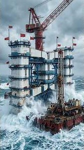 How They Built a Bridge in the Middle of the Ocean #engineering #megaproject