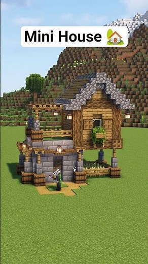Cute Mini House in MINECRAFT 🏠✨