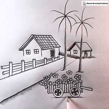 Step by step wonderful nature drawing tutorials