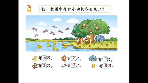 一年级数学趣味微课