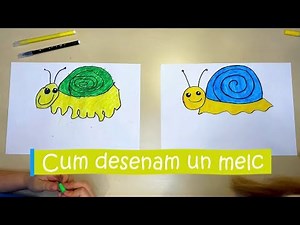Cum desenăm un melc