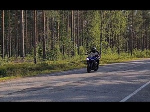 Yamaha R6 SC Project exhaust - LOUD flyby acceleration sound