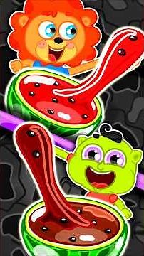 LionET | Watermelon Slime Challenge | Nursery Rhyme & Kids Song | Song for Kids #7