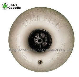 [Hot Item] 16 Inch Balloon Tires Beach Cart Wheels for Fishing Cart