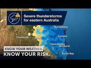 Severe Weather Update: Severe thunderstorms for eastern Australia -18 Oct 2021