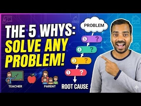 The 5 Whys: How to Solve Any Problem at Its Root (For Teachers & Parents!)
