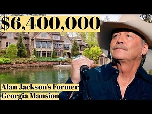 Inside Alan Jackson's Former $6.4M Lakefront Mansion in Georgia