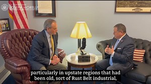 I sat down with MIT economist and author Dr. Simon Johnson to talk about one of our favorite topics: technological innovation. It doesn't just happen in Silicon Valley. It's right here in our own backyard. | Congressman Joe Morelle
