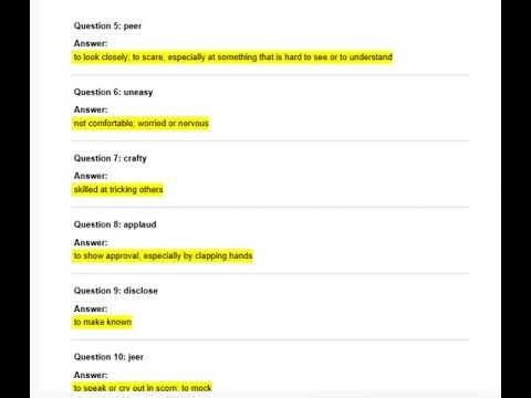 FREE ACADEMIC VOCABULARY AND STUDY GAMESABOUT WORDLY WISE LS6 EXAM QUESTIONSActual Qs and Ans Expert