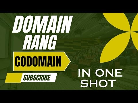 Maths Chapter 2 Functions& graphs | Domain, Range & Codomain Full Lecture for all levels in Urdu