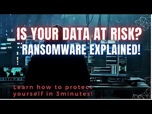 Ransomware In 3 Minutes | What Is Ransomware And How It Works? | Ransomware Explained
