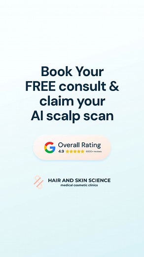 Think your scalp’s healthy? You might be surprised. Our new AI-powered scalp scan shows what your eyes can’t see - like reduced hair density, clogged follicles or early thinning. And here’s the best part: it’s normally valued at over $200, but it’s 100% free when you book a consultation. Whether you’re starting to lose hair or just want clarity, this scan delivers real answers without the guesswork. 🧠 Advanced AI Analysis 💸 $200 Value 💥 Free with Consultation Book your FREE consult & scan tod