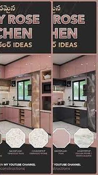 THE BEST DUSTY / DUSKY ROSE KITCHEN CABINET COLOR COMBINATIONS #kitchen #interiordesign