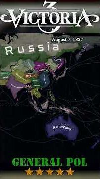 Victoria 3: The Britannian Order (mod) Asia timelapse #shorts