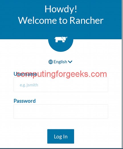 How To Deploy Kubernetes Cluster using Rancher | ComputingForGeeks
