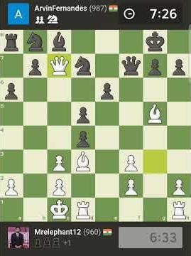 chess playing online with opponent #chess #checkmate