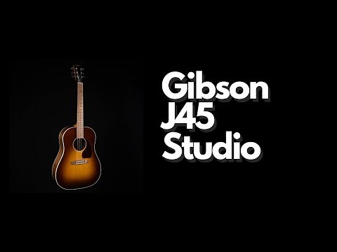 Gibson J45 Studio Walnut Acoustic Guitar Demo