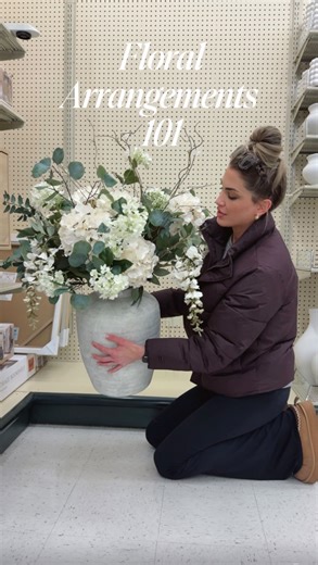 Alexandra England on Instagram: "Step-by-step: How to assemble faux floral arrangements the RIGHT way Highlights: 1. Make sure you wake up and fell sane and wealthy before starting this activity 2. Lay a “ bed” of greenery first— make sure to measure where you want to bend your stems (the bottom of the leaves shouldn’t be crammed in the vase) followed by longer secondary stems— then your main florals. 3. Turn the vase as you go so things aren’t one dimensional. And for the love of God don’t even