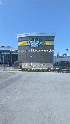 ✨ Ellicott City’s newest car wash is officially open! 🚗💨 If you’ve been looking for a premium, showroom-level clean in Maryland, this is your sign to check out the brand-new Auto Spa Express. Located right on Baltimore National Pike, they offer automated tunnel washes, free high-suction vacuums, towels, and mat cleaners to get your ride looking spotless inside and out. Pull up today and give your car the spa day it deserves! ✨ #Maryland #dmvtiktok #carwash #detailing #autospa
