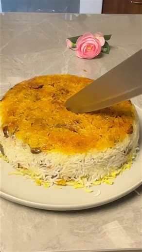 Easy Baghali Polo Recipe | Persian Dill Rice with Fava Beans & Saffron Tahdig in 20 Minutes #asmr