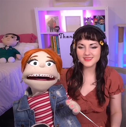 Jenny on Instagram: "Glasses off…Gnarly💃🏻💃🏻Catch Stephy LIVE on my improv ventriloquism streams🎤🤓"