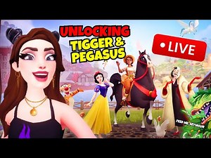 🔴 LIVE! Unlocking Tigger and Pegasus | Wishblossom Ranch | Disney Dreamlight Valley ✨