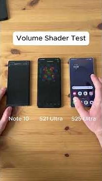 Note 10 vs S21 Ultra vs S25 Ultra Volume Shader Test 🔥 Who’s Fastest? #samsung #shader #tech #shorts