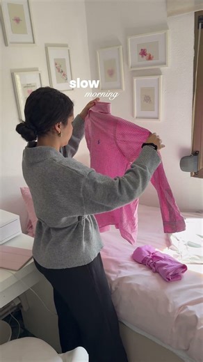 girly morning routine ☀️ soft aesthetic, calm vibes & slow living #cozygirl #preppy #morningroutine