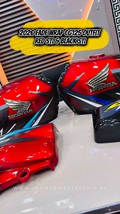 2K views · 987 reactions | 2026 FADE WRAP CG125 OUTFIT RED STICKER & BLACK STICKER 10,500/- Rs #imtiazbikerzstudio #trending #honda #fueltank #honda125 | Imtiaz Bikerz Studio | Facebook