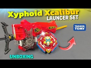 xyphoid xcalibur with launcher set unboxing and review | pocket toon
