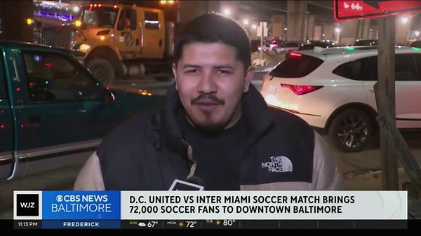 Traffic chaos meets economic boom as Messi visits Baltimore