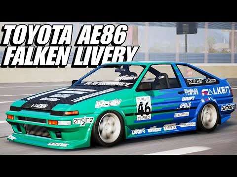 Toyota AE86 Falken Livery | Easy Tutorial | Carx Street