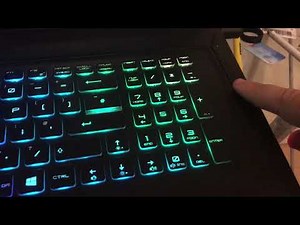 MSI GE73 Raider RGB 8RF Light’ em up RGB SteelSeries Keyboard/Mystic Light Demo/Features