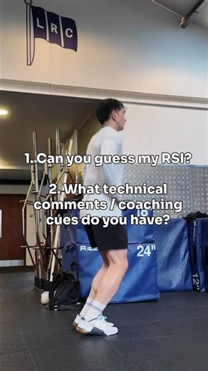 Can you guess my reactive strength index?