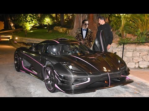 ADRIAN SUTIL Driving his Koenigsegg One:1 through the streets of Monaco at night!!