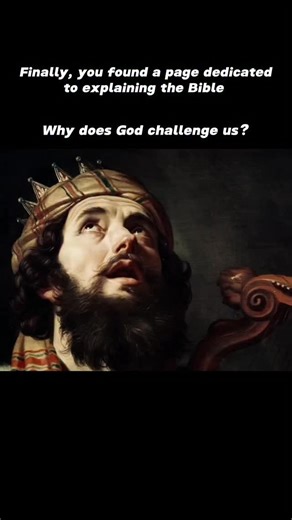Explaining The Bible on Instagram: "God shaped David into a king through progressive trials that tested faith, humility, skill, and patience: 1. Giant (Goliath) – Faced a warrior no Israelite soldier would fight (1 Sam 17). God used a shepherd boy’s sling to prove His power over human strength. 2. Exile & Outlaw Life – Anointed king, then hunted for ~10–15 years by Saul (1 Sam 18–31). Lived in caves, deserts, and enemy territory; learned leadership while protecting 600 men without retaliating. 3