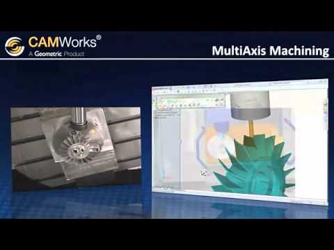 CAMWorks MultiAxis Machining Demo