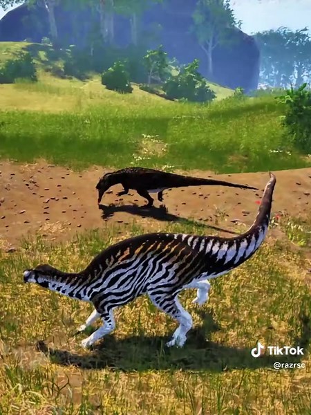 Dinosaur Battle: Triceratops vs. Ceratosaurus Showdown