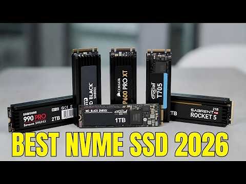 Best NVMe SSD 2026 | Fastest PCIe Gen4 & Gen5 SSDs for Gaming & PC Upgrade