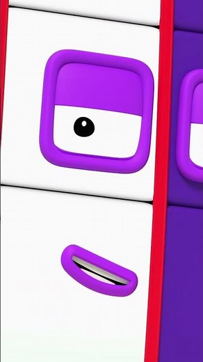 Build Numberblock Sixteen! 🟣 Cartoon Maths fun for Kids | Learn to Count #shorts