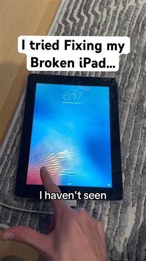 I tried fixing my broken iPad… #ipad #apple #techtok
