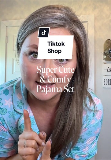 Comfy Seashell Print PJs for Spring and Summer Nights