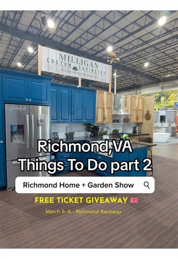 Things to do in Richmond Virginia part 2 I’m giving away Free Tickets to the Richmond home Garden show Tag a friend to enter! #gardeningtips #plantlove #home #richmondva #homeimprovement