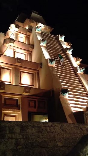 Man Climbing the Mexico Pavilion at EPCOT! [Full Original Version]