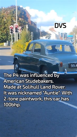 Fantastic P4, its a Rover 100, they did a 90, 100 and 110, with a Birmingham registration number, this car hasn't strayed far from the factory. A design influenced by American Studebaker cars at the time. It was affectionately nicknamed the "Auntie" Rover and was known for its solid, reliable construction. Gordon Bashford designed, built in the Land Rover factory at Lode Lane, Solihull. The factory that produced Birmabright metal was the Birmetals Co. (Birmabright works) in Clapgate Lane, Quinto
