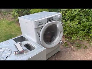Baumatic integrated washing machine destruction (super boring + handles too well)