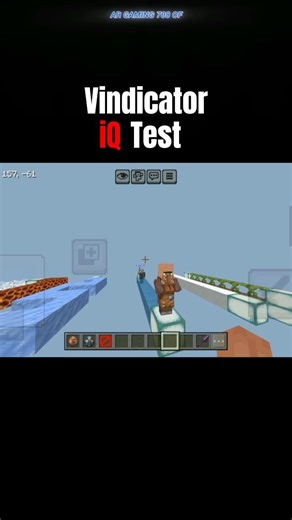 Minecraft Vindicator IQ Test はいよろこんで