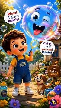 😂 Baby Leo & the Naughty Bubble Monster! 🫧🌈 | Funny Cartoon for Kids #bubbleboy #bubbleguppies