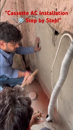 Cassette AC Installation | Step–by–Step Full Guide 🔧 | Ceiling Mounted AC Fitting Explained