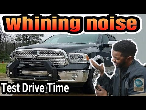 Dodge Ram 1500. This truck has a whining noise while driving. Lets go on a test drive and find it.
